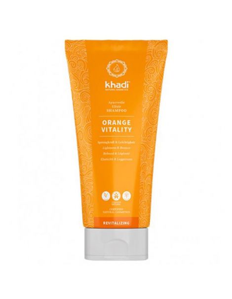 Champú Vitalidad Naranja Khadi - 200 ml.