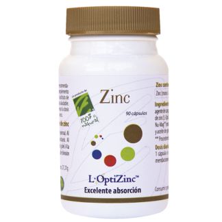 Zinc Cien por Cien Natural - 90 cápsulas