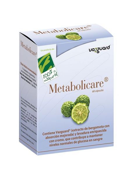 Metabolicare Cien por Cien Natural - 60 cápsulas