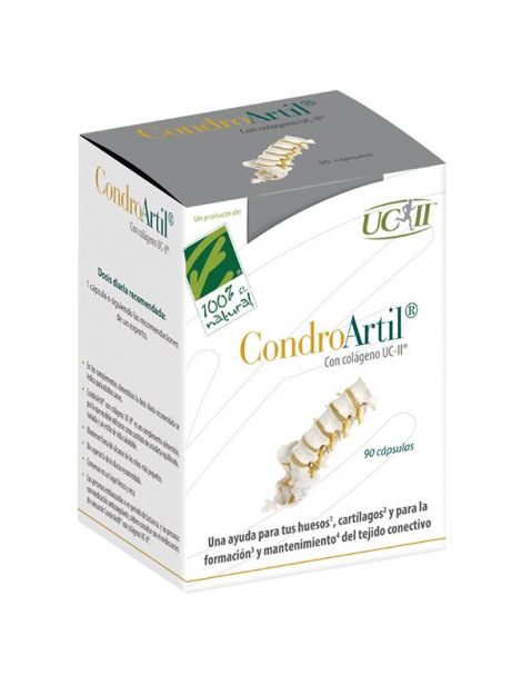 CondroArtil con Colágeno UC-II Cien por Cien Natural - 90 cápsulas