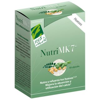 NutriMK7 Huesos Cien por Cien Natural - 60 perlas