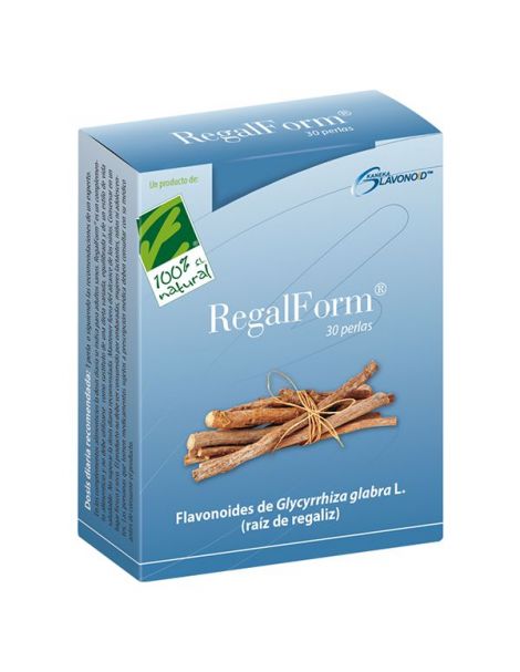 RegalForm Cien por Cien Natural - 30 perlas