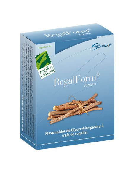 RegalForm Cien por Cien Natural - 30 perlas