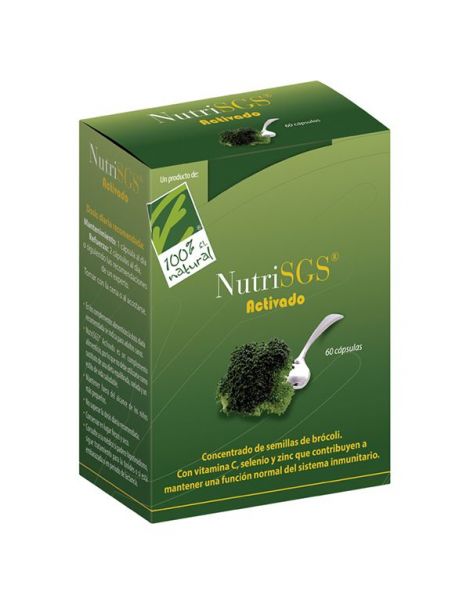 NutriSGS Activado Cien por Cien Natural - 60 cápsulas