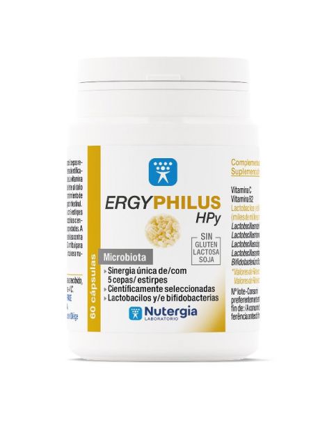 Ergyphilus HPY Nutergia - 60 cápsulas