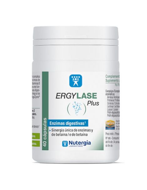 Ergylase Plus Nutergia - 40 cápsulas