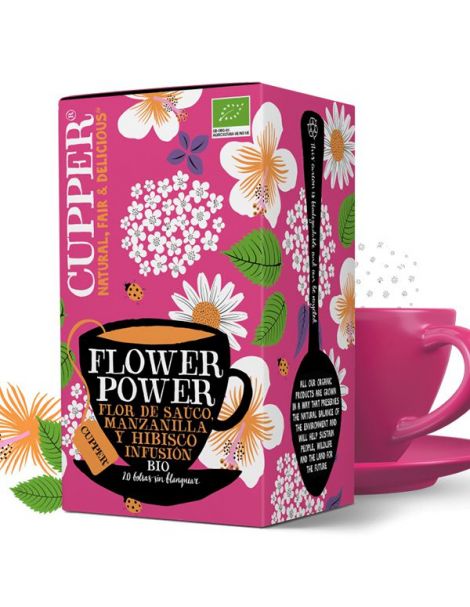 Flower Power Infusión Bio Cupper - 20 bolsitas