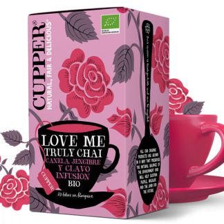 Love Me Truly Chai Infusión Bio Cupper - 20 bolsitas