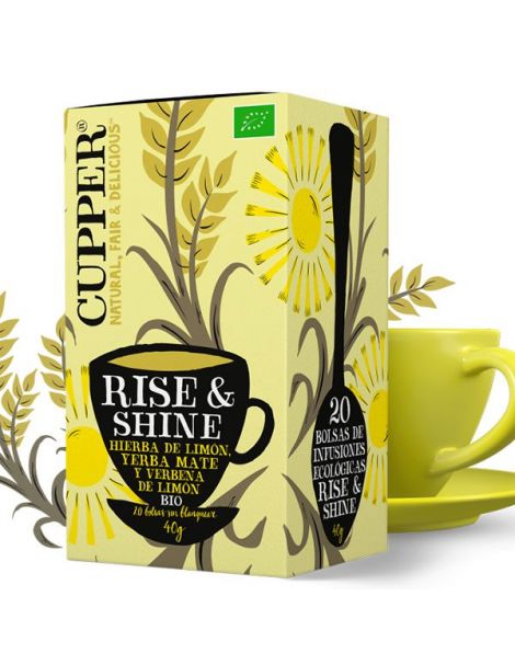 Rise Shine Infusión Bio Cupper - 20 bolsitas