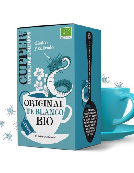 Té Blanco Infusión Bio Cupper - 20 bolsitas