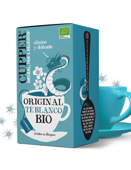 Té Blanco Infusión Bio Cupper - 20 bolsitas