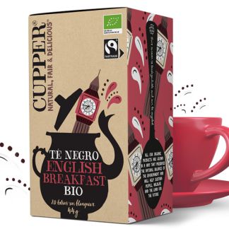 Té Negro English Breakfast Infusión Bio Cupper - 20 bolsitas