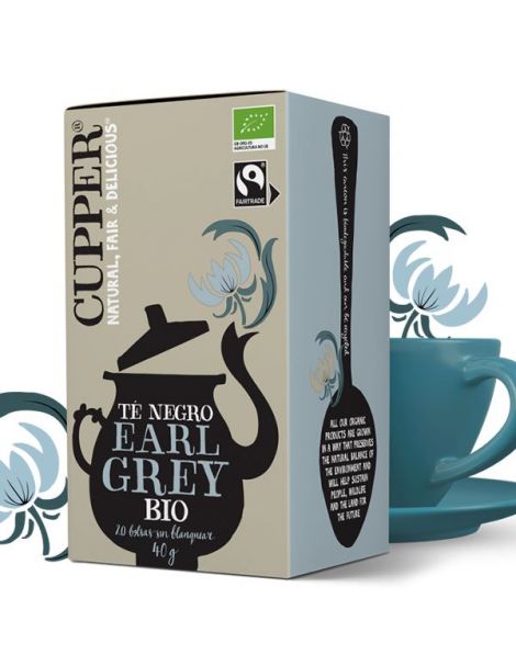 Té Earl Grey Infusión Bio Cupper - 20 bolsitas