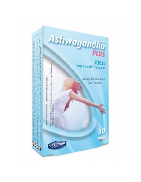 Ashwagandha Plus Orthonat - 30 cápsulas