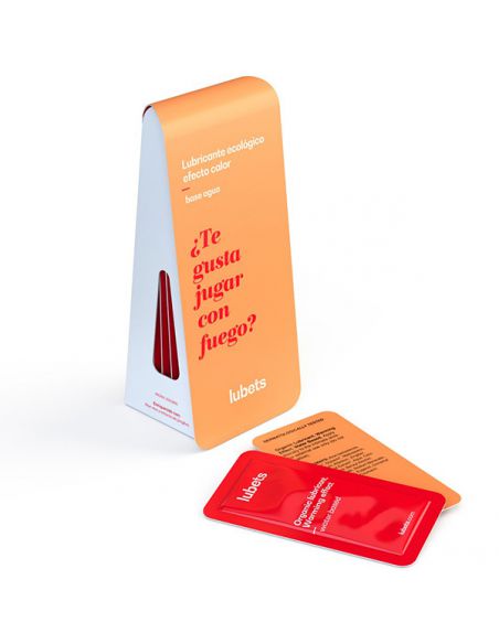 Lubricante Ecológico Base de Agua (¿Te gusta jugar con fuego?) Lubets - 10 monodosis