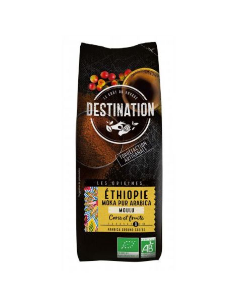 Café Molido Etiopía Moka Arábica Bio Destination - 250 gramos