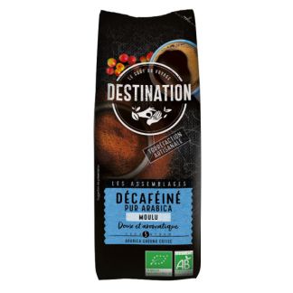 Café Molido Descafeinado Arábica Bio Destination - 250 gramos