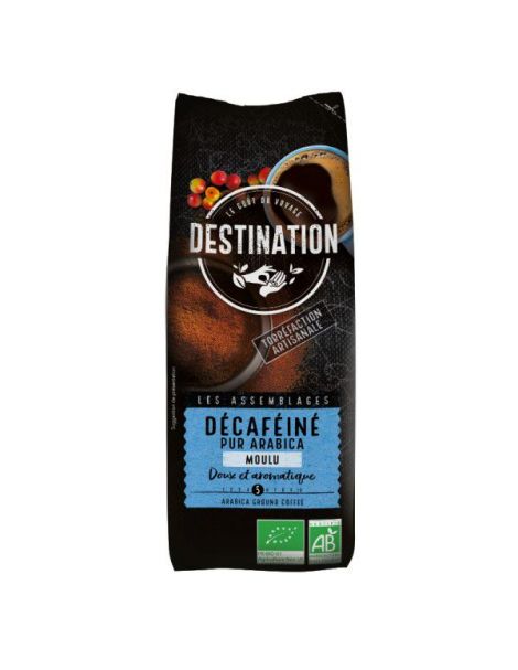 Café Molido Descafeinado Arábica Bio Destination - 250 gramos