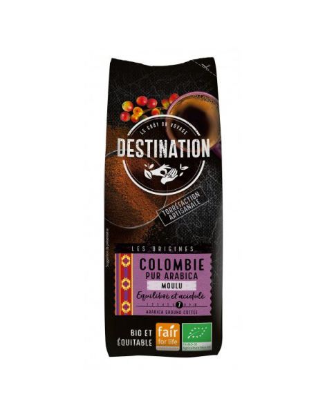 Café Molido Colombia Arábica Bio Destination - 250 gramos