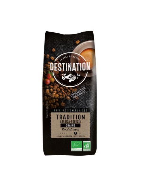 Café en Grano Tradición Arábica-Robusta Bio Destination - 1 Kilo