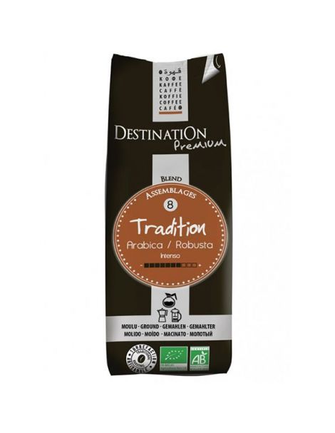 Café en Grano Tradición Arábica-Robusta Bio Destination - 250 gramos