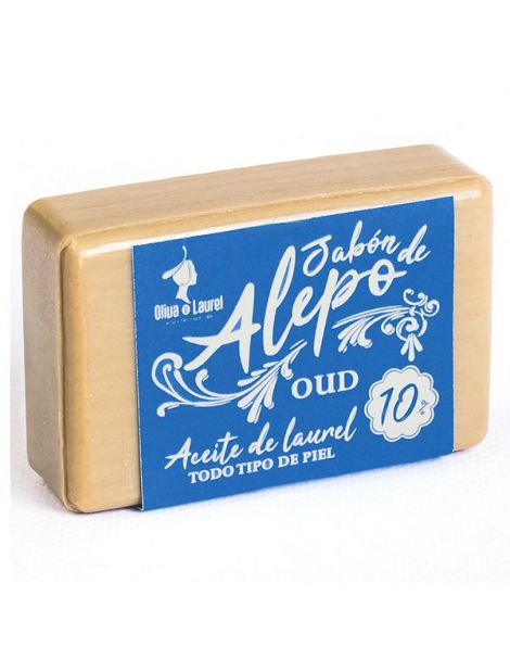 Jabón de Alepo 10% Oud Oliva y Laurel - 125 gramos
