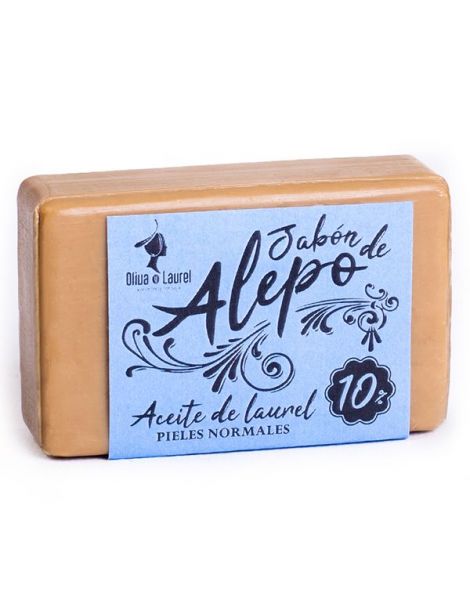 Jabón de Alepo 10% Oliva y Laurel - 125 gramos