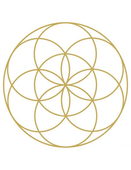 Adhesivo Semilla de la Vida - 11.7 cm.