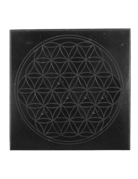 Placa de Shungit Flor de la Vida