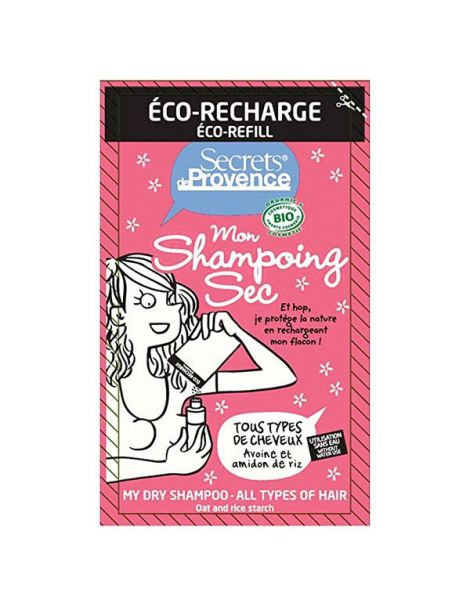 Champú Seco (Recarga) Secrets de Provence - 38 ml.