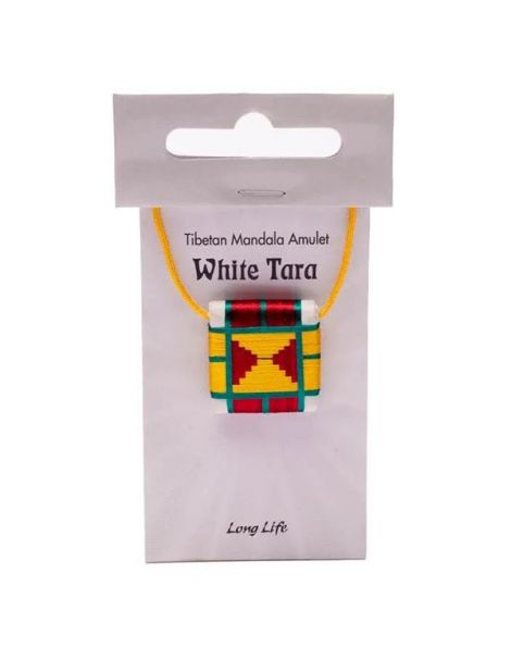 Amuleto Tibetano Sungkhor Tara Blanca (Larga Vida)