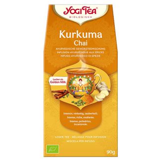 Yogi Tea Turmeric Chai (Cúrcuma) - 90 gramos