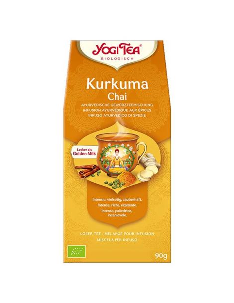 Yogi Tea Turmeric Chai (Cúrcuma) - 90 gramos