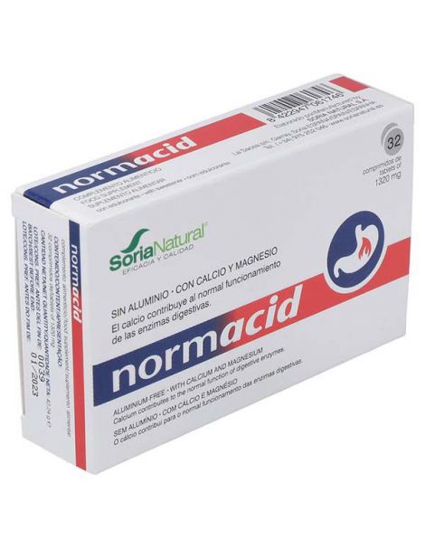 Normacid Soria Natural  - 32 comprimidos