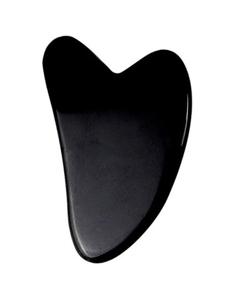 Masajeador Gua Sha de Obsidiana