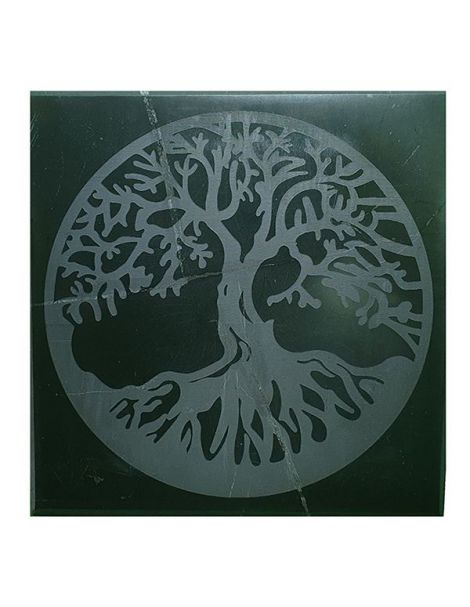 Placa de Shungit Árbol de la Vida