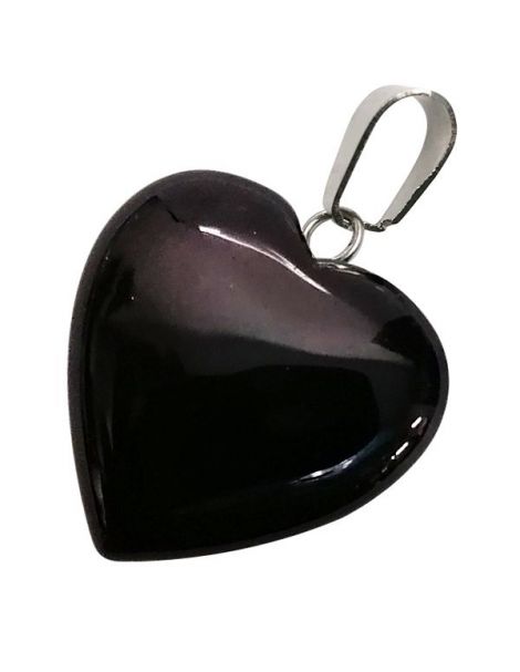 Colgante Corazón de Obsidiana