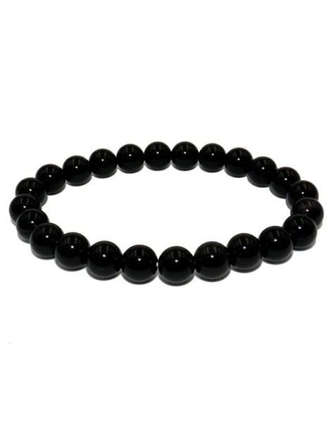 Pulsera Bolas de Obsidiana