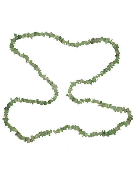 Collar Chip Fluorita Verde