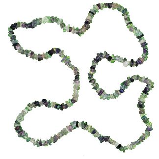 Collar Chip Fluorita Arcoiris