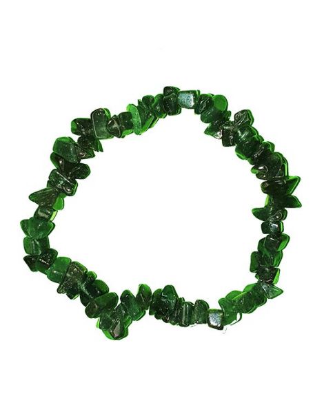 Pulsera Chip Cuarzo Verde