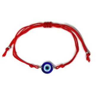 Pulsera Cordón Rojo con Ojo Turco