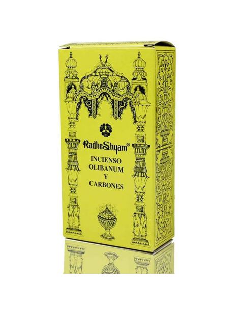 Incienso en Grano Olibanum con Carbones Radhe Shyam - 50 gramos