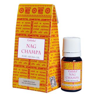 Aceite Esencial Aromático Nag Champa Goloka - 10 ml.