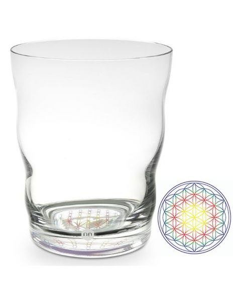 Vaso Jasmina Vitalizador Flor de la Vida Arcoiris Nature's Design