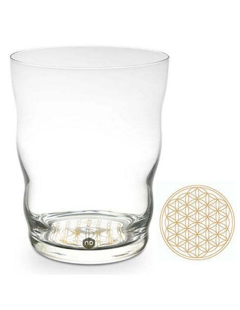 Vaso Jasmina Vitalizador Flor de la Vida Oro Nature's Design