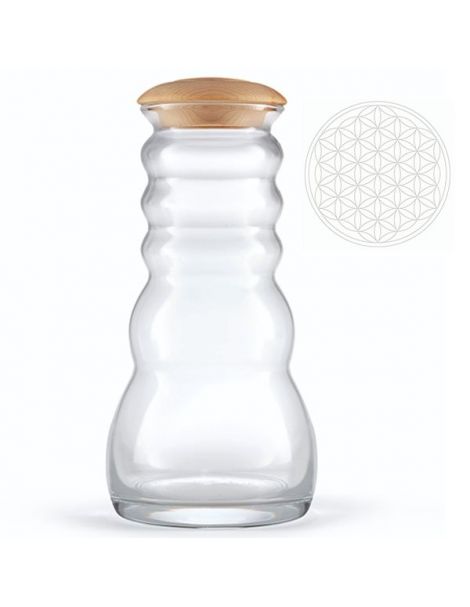 Jarra Cadus Vitalizadora Flor de la Vida Blanca Nature's Design - 1 litro