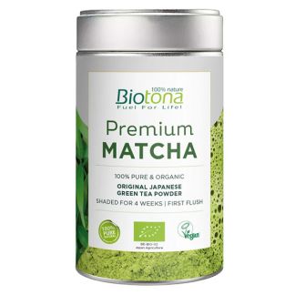 Premium Matcha Bio Biotona - 80 gramos