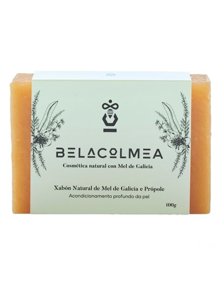 Jabón Natural de Miel de Galicia y Própolis Belacolmea - 100 gramos