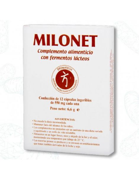Milonet Bromatech - 12 cápsulas